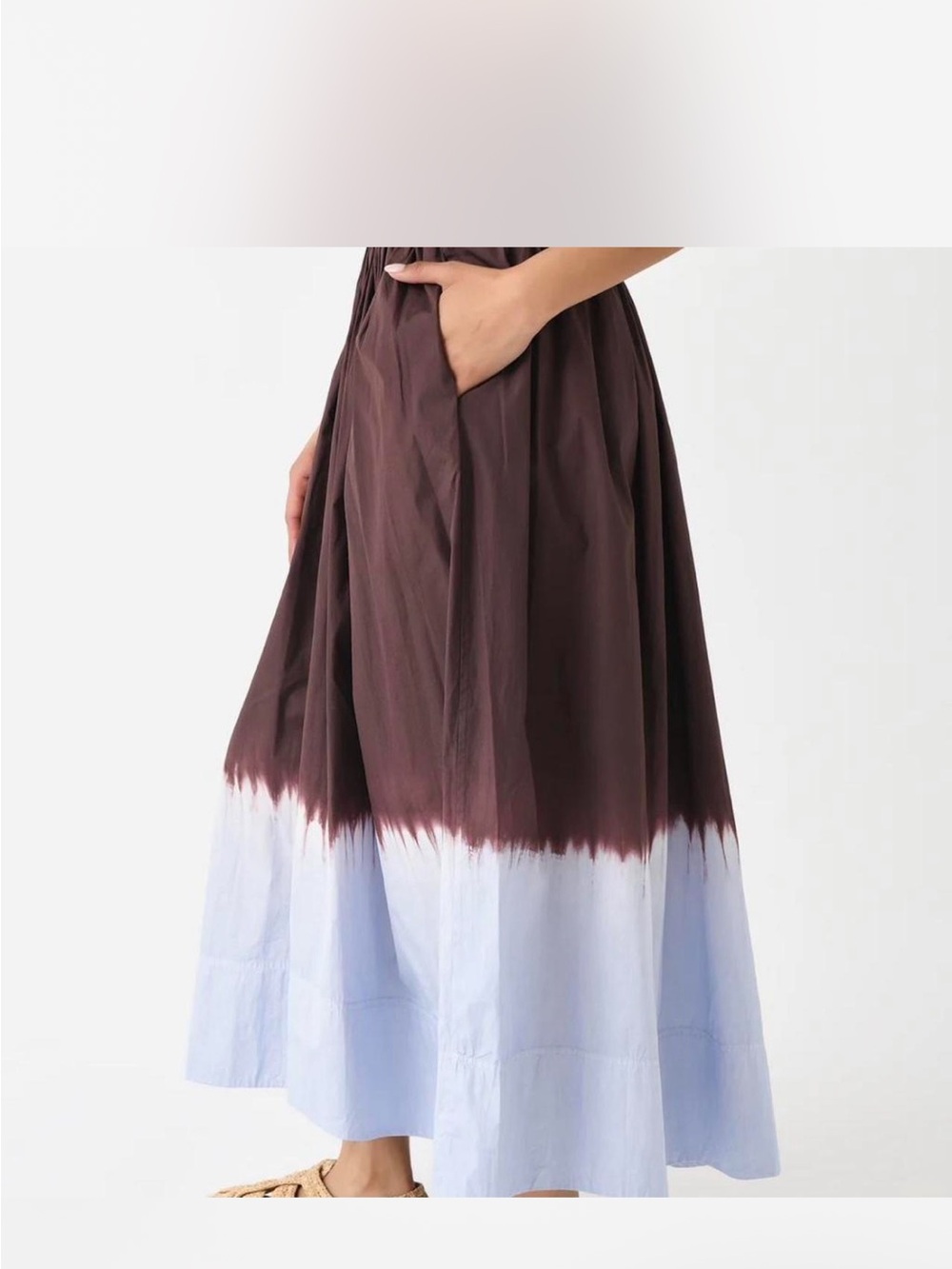 ALC Gina dip dye skirt maxi